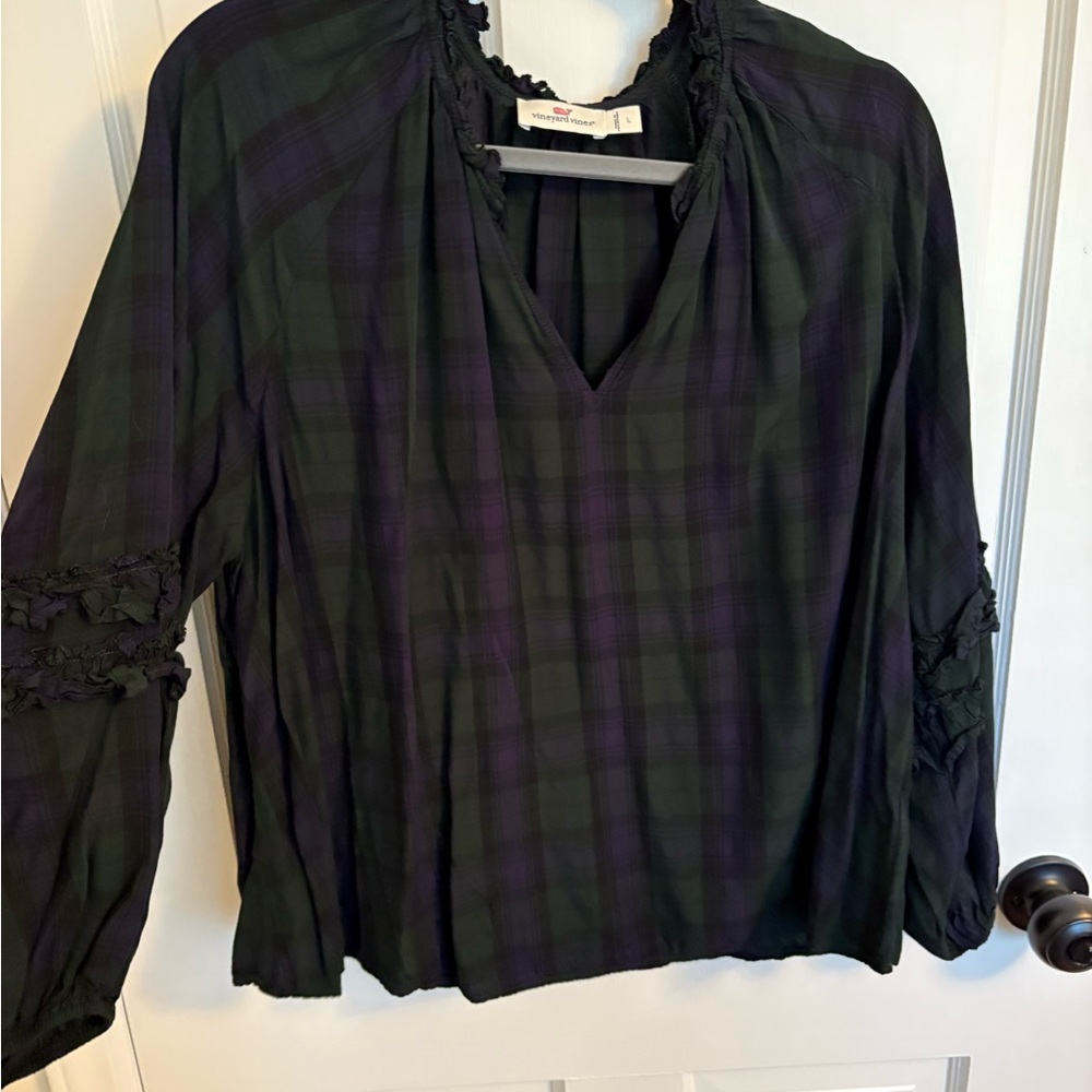 Vineyard Vines Tunic - Black Watch Tartan